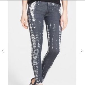 Hudson Jeans Krista Super Skinny Tie Dye Jeans